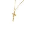 Picture of  Rose of Sharon Cross Brass Necklace 