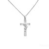 Picture of  Rose of Sharon Cross Brass Necklace 