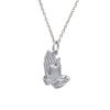 Picture of  Praying Hands Brass Necklace 