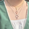 Picture of Simple Empty  Cross Necklace (Stainless Steel-Small)