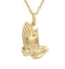 Picture of  Praying Hands Brass Necklace 