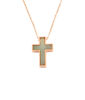 Picture of Jade Steel Cross Necklace