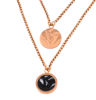 Picture of Rose Black Forest Double Layer Necklace