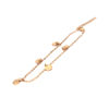 Picture of  Round Hammer Charms Steel Bracelet