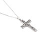 Picture of  Rose of Sharon Filigree Cross Steel Necklace 