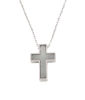 Picture of Jade Steel Cross Necklace