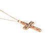 Picture of Tree of Life Filigree Cross Steel Necklace 