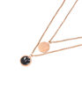 Picture of Rose Black Forest Double Layer Necklace