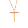 Picture of Dream Runner Tiny Cross Steel w/ Moissanite Necklace