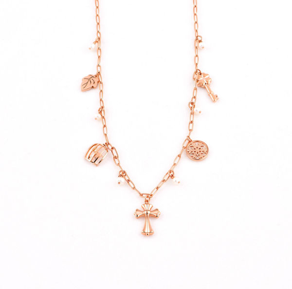 Picture of Blessing Source Steel Necklace 