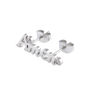 Picture of  "Amen" Steel w/ CZ Stud Earrings