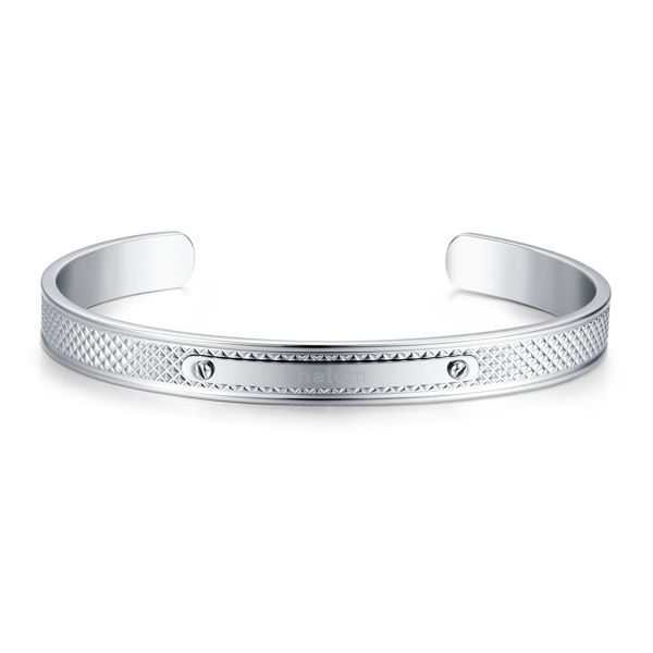 Picture of 「Shalom」 Bangle (Steel)